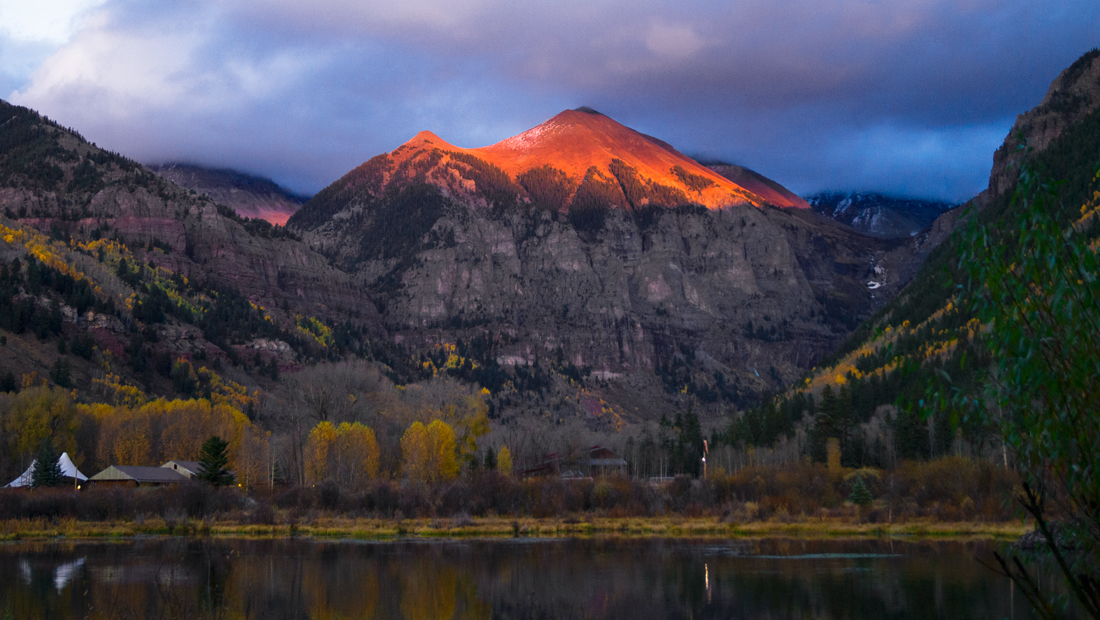 Ajax Mountain Final Sunset Mike Bradshaw